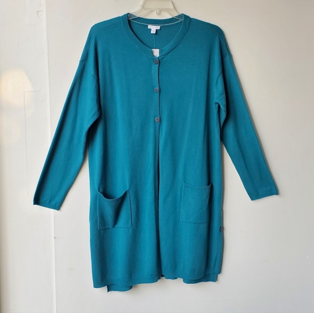 NWT J. Jill Long Button Sweater